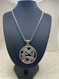 Collier David Yurman Labyrinth En Argent 925 - Chaîne Boîte - Occasion Parfait état