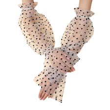 UV Protection Mesh Lace Arm Sleeves Breathable Sunscreen Summer Cooling Arm