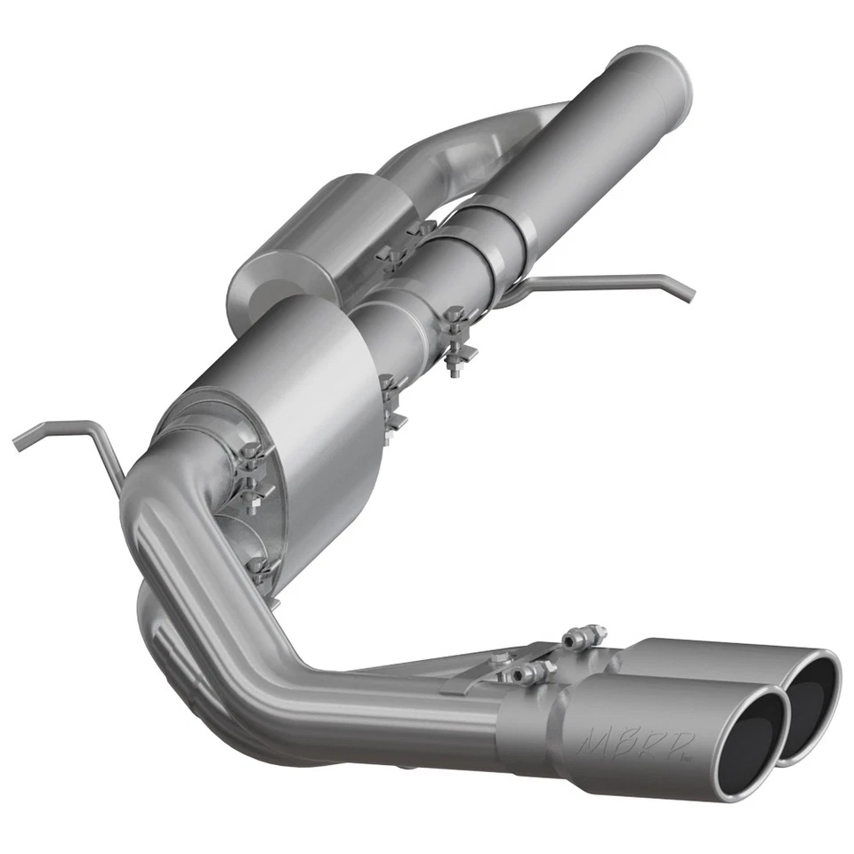 Escape trasero de acero inoxidable MBRP S5081409 para Silverado Sierra 1500 09-19 4,3 5,3 Foto 2 de 4