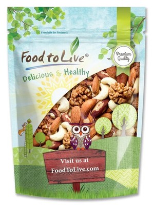Mixed Raw Nuts - Kosher, Raw, Vegan - by Food To Live