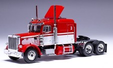 IXOMODELS - Camion solo de 1973 couleur rouge et blanc - PETERBILT 359 - 1/64...