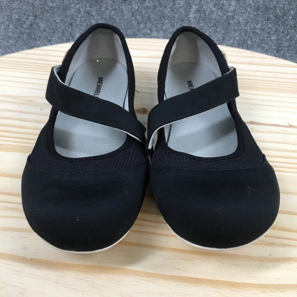 Merrell Mary Jane Womens 9.5 Black Round Toe Slip On Flats Casual Comfort - Image 4 of 4
