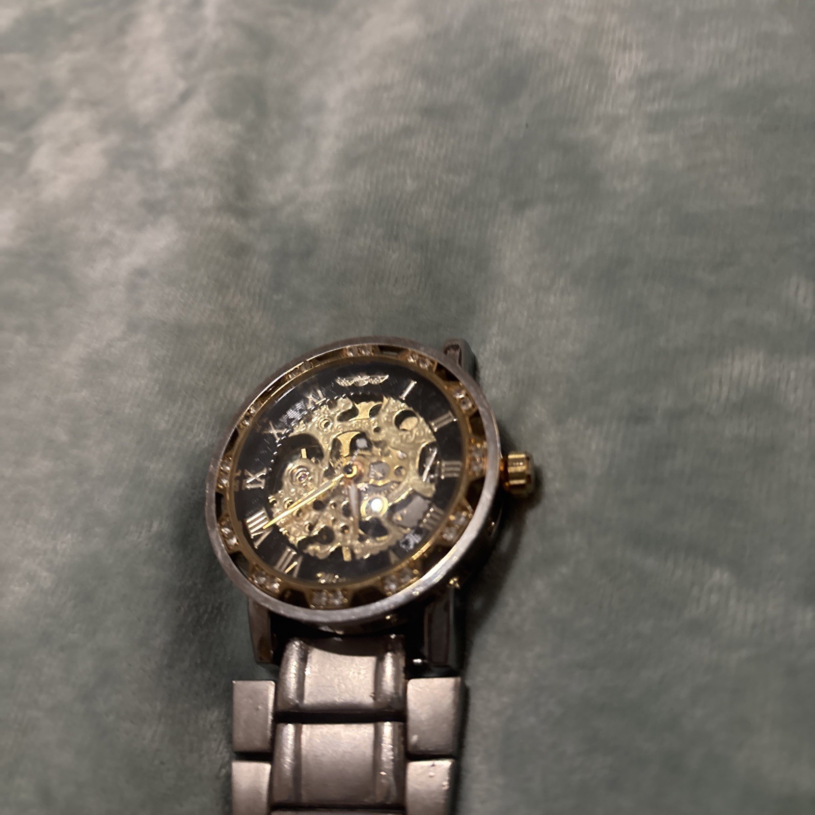 Winner Transparent Mechanical Skeleton Watch Men'… - image 10