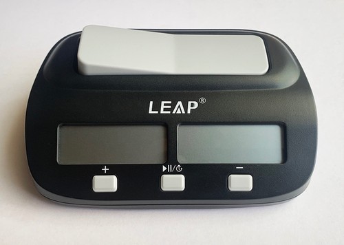 LEAP Chess Digital Timer Clock w/ Delay PQ9907 - In Excellent Working Condition!
