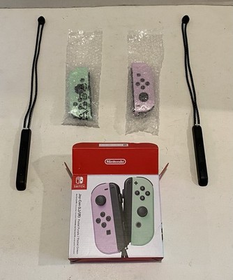 Nintendo Switch Joy-Cons Pair Controllers HAC-A-JAWAF Pastel Pink/Green With Box