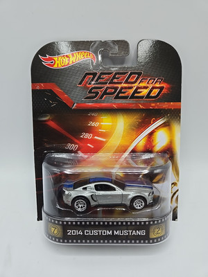 Hot Wheels 2014 Custom Mustang Need for Speed 2014 Retro Series 1:64 Scale Colle