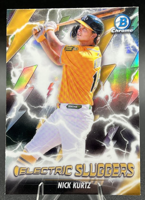 2026 Bowman Chrome Nick Kurtz Electric Sluggers #ES-22 ATHLETICS