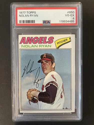 1977 Topps Nolan Ryan #650 — PSA 4 (VG-EX)