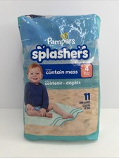 Pampers Splashers Disposable Swim Diapers Size 4, 20-33 lbs, 11 pack - Brand New