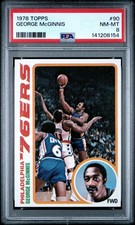 1978 Topps #90 - GEORGE McGINNIS - PSA 8 - NEAR MINT !!