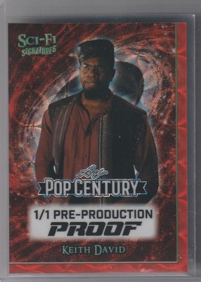 2026 LEAF POP CENTURY KEITH DAVID SCI-FI RED KALEIDOSCOPE PRODUCTION PROOF 1/1
