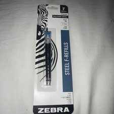 ZEBRA Steel F-Refill Blue 0.7mm | Fits F-301, F301 Compact, A-301A F-402, F-701