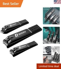 Matte Stainless Steel Nail Clippers Set - Perfect Grooming for Men & Women