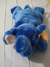 Ty Beanie Buddy  "Peanut"  The Royal Blue Elephant In Perfect Mint Condition