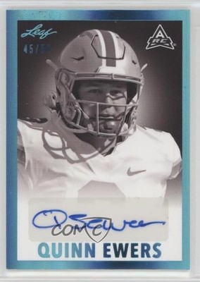 2021 Leaf Memories 1960 Base Platinum Spectrum 45/50 Quinn Ewers Auto 0ja4