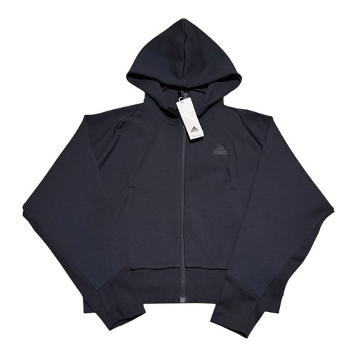 NWT Adidas ZNE Full Zip Black Oversized Hoodie Sweatshirt Women’s Medium