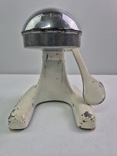 Vintage Juice King Manual Juicer Press White Chrome Enamel