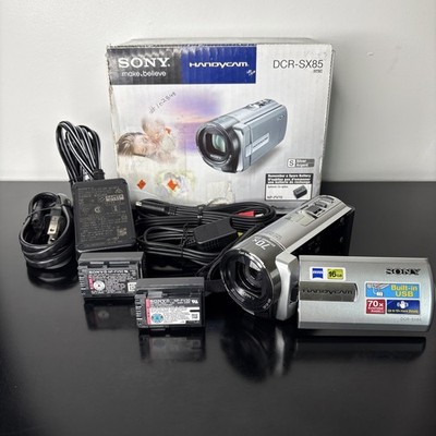 Sony Handycam DCR-SX85 (Silver) 16GB Camcorder | Boxed OEM Kit + Extra Battery