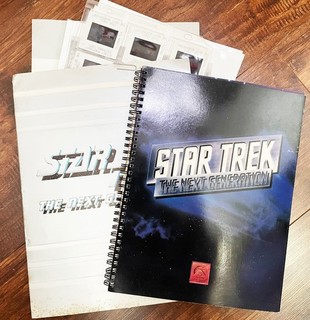 Lotto Star Trek The Next Generation TNG Paramount Pictures Press Kit Pitch Bible