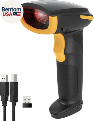 Wireless Barcode Scanner, Bluetooth Bar Code Scanner, 1D USB Barcode Reader Hand