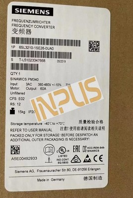 6SL3210-1SE26-0UA0 Siemens brand new frequency converter power module
