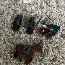 Lego Señor de los Anillos Cascos Profundo Lote Eomer Dos Uruk Hai Genuino Lego