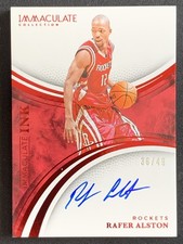 Rafer Alston 2024-25 Panini Immaculate Collection Ink Red Auto /49 #INK-RFA