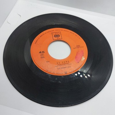 Los Johnny Jets Es Lupe / Por Fin 45 Vinyl Record VG