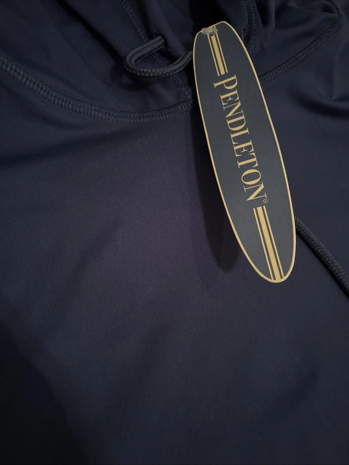 PENDLETON HOODIE SURF BLUE LONG-SLEEVE RASHGUARD MEDIUM NWT - Image 4 of 4