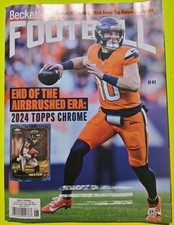 Juni 2026 Beckett Football Monthly Volume 39 Issue 6 Bo Nix Cover Denver Broncos