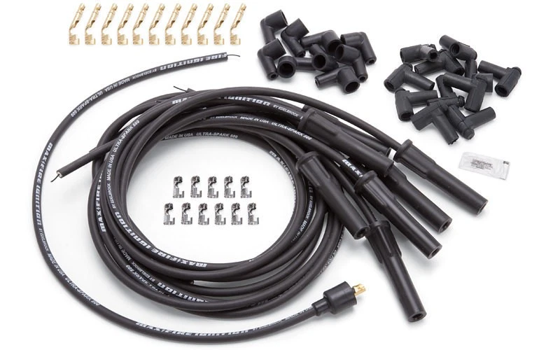 Kit de cables de bujía Edelbrock EDE22700 negro 8,5 mm se adapta a piezas de rendimiento V8 Foto 3 de 4