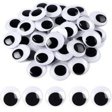 JULMELON 500 Pieces Wiggle Googly Eyes Self Adhesive Black White Craft Eyes ...