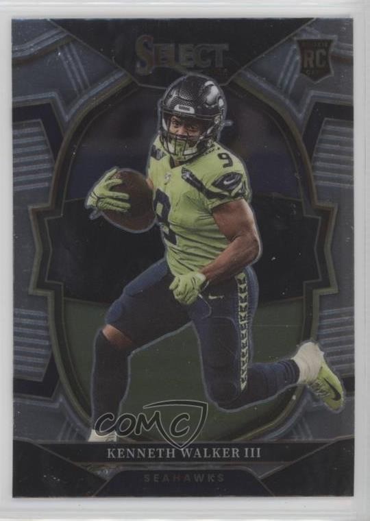 2022 Panini Select Concourse Kenneth Walker III #2 Rookie RC 1hn2