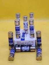BOX OF 10 PC - EDISON MEN10 TIME DELAY 10A, 125-250V FUSE [MG4]