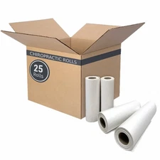 BodyMed Premium Headrest Paper Rolls for Chiropractic Exam Table, Disposable
