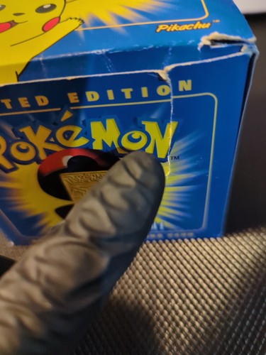 1999 Burger King Pokemon Limited Edition 23k GP Pikachu Complete w/ Certificate - Picture 14 of 18