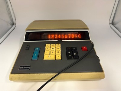 Denon DEC-412(D) Elektronischer Tischrechner / Vintage Calculator
