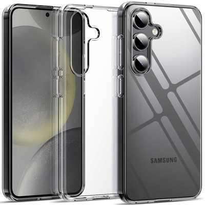 Samsung Galaxy S24 Plus Case Slim Soft Silicone Protective Crystal Clear Cover
