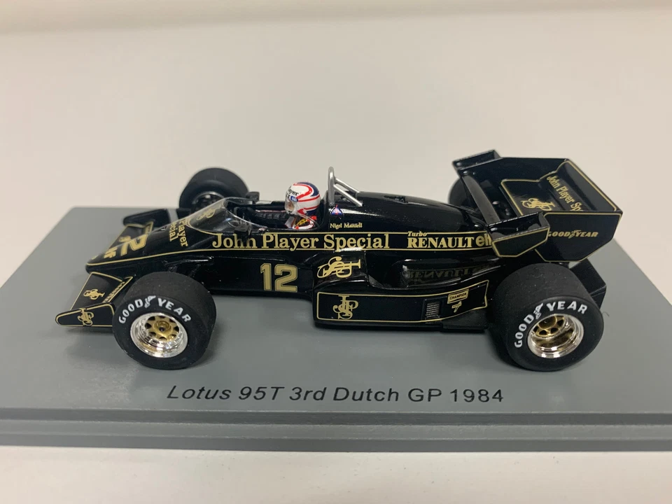 Spark F1 Lotus 95T n°12 N. Mansell GP Pays Bas 1984 1/43 S7291 0622 - Photo 2/4