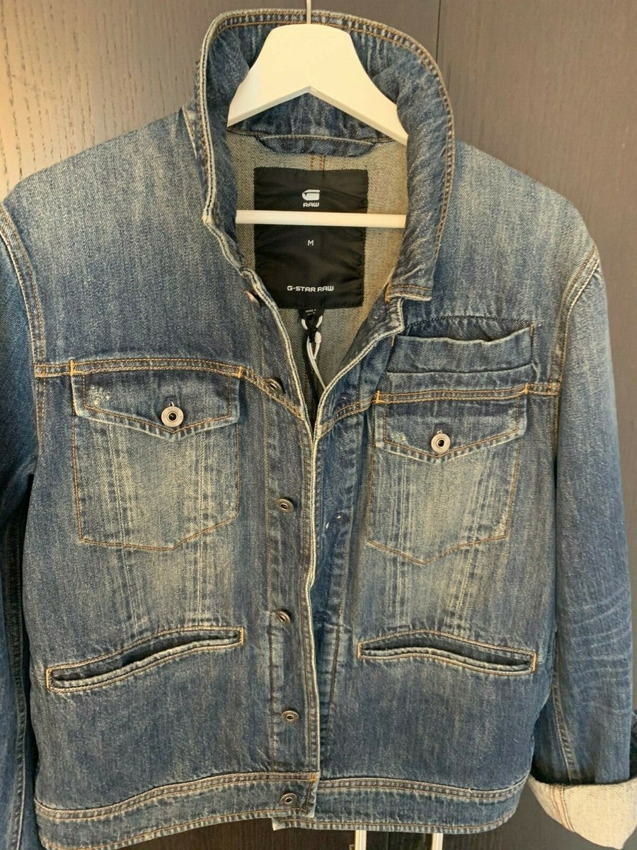 Worn Raw Jean Jacket TELLASON STOCK Denim Jacket