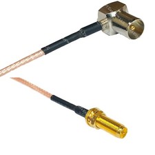RG316 DVB Pal Male Angle to RP-SMA Female Long RF Cable Rapid-SHIP LOT