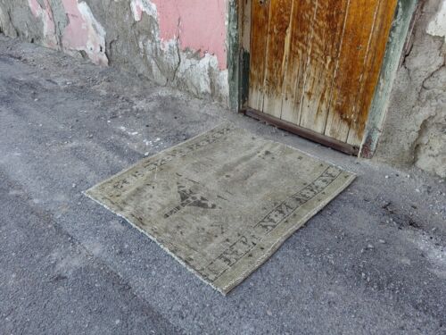 Vintage Hand Knotted Oushak runner ,Turkish Runner rug wool runner tribal runner - Picture 10 of 15