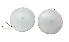 2pk 12v 4.5 Rv Led Slim Puck Light Cabinet Ceiling Light Wswitch Cool White