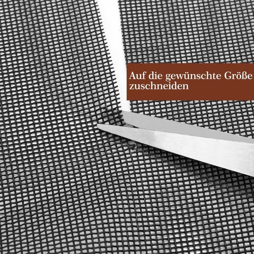Fliegengitter Gaze Insektenschutz Fliegennetz Fiberglas Anti-Moskito 250*120CM - Bild 10 von 18