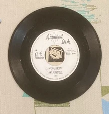 Ray Fournia & The Rocking Rebels 45 Settle Down 1961 R&B Rocker EX