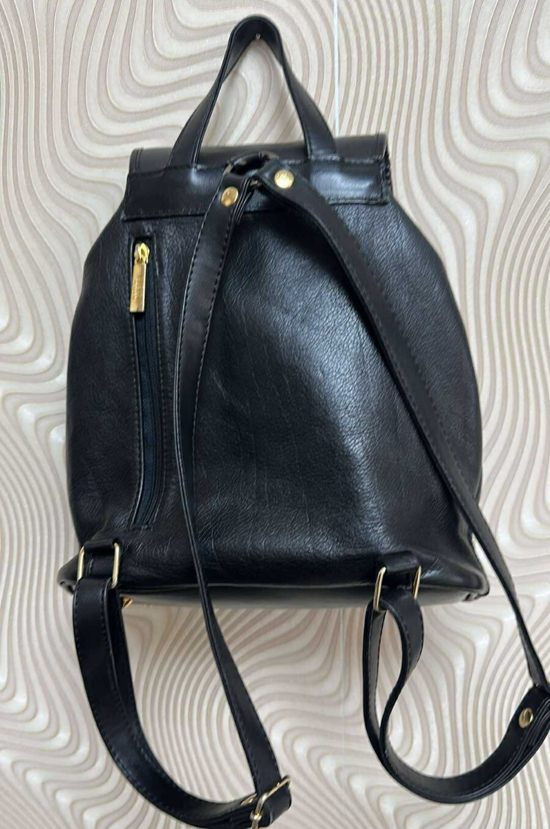Backpack VALENTINO di paolo. leather black | eBay display picture 1