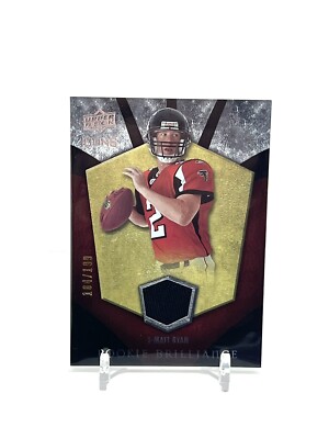 2008 MATT RYAN RC UPPER DECK ICONS JERSEY CARD SILVER /199 ROOKIE BRILLIANCE