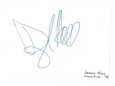 Daryl Hall signed autographed album page! AMCo COA 5093