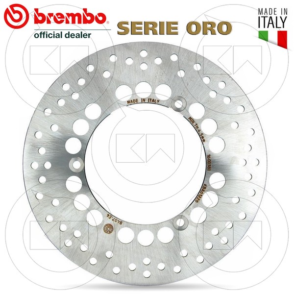 Brembo Serie ORO 68B407C4 Hinterbremsscheibe Yamaha X-MAX 400 BJ 2015 15-image