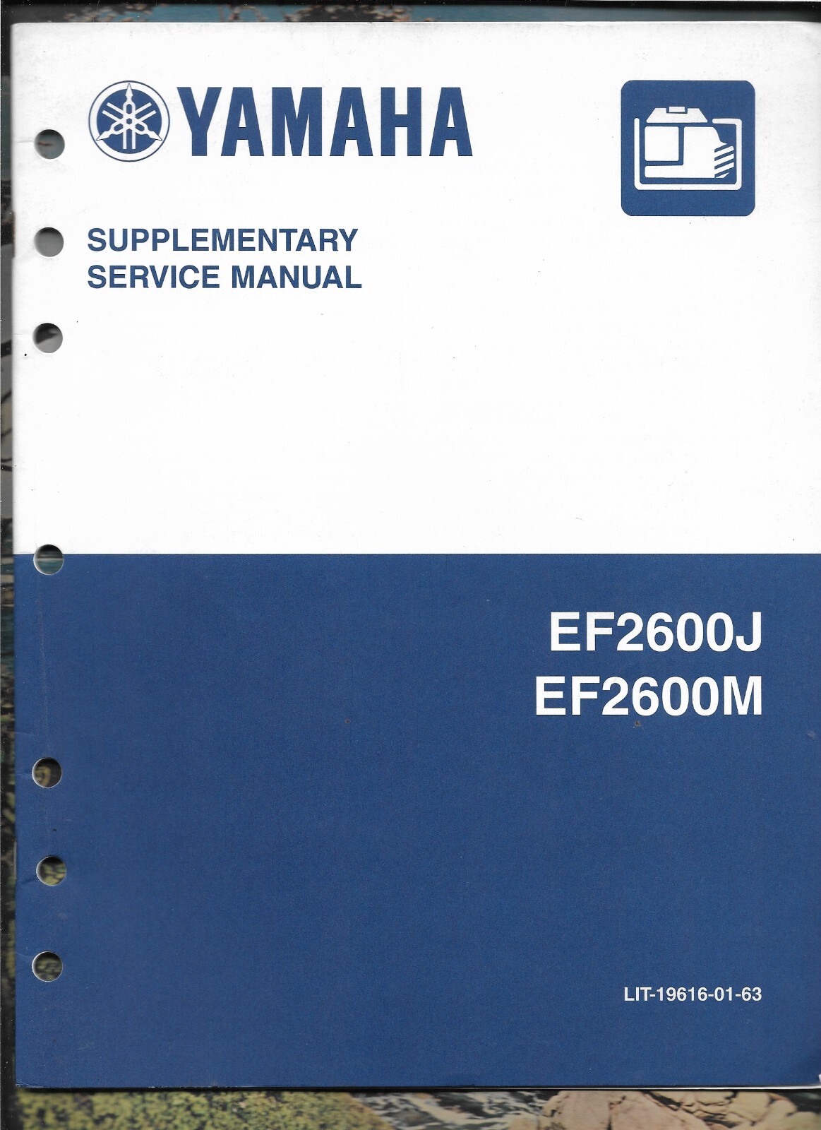 Ef2600j Ef2600m 2009 Supplementary Service Manual Diagrams